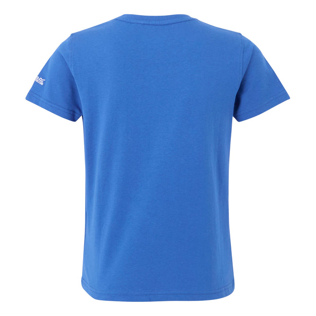 Olympian Blue - Back - Regatta Childrens-Kids Bosley VIII Surf Print T-Shirt