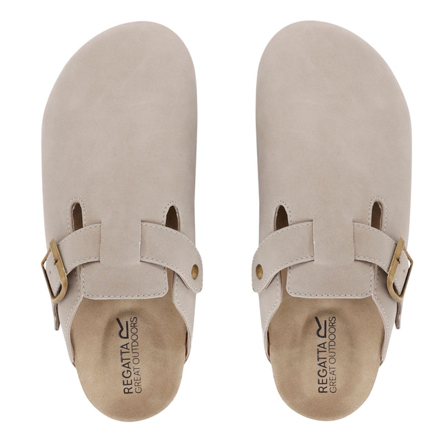 White Pepper - Pack Shot - Regatta Womens-Ladies Kaber Mules