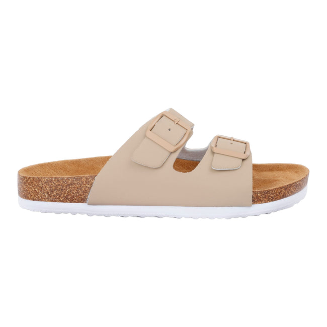 White Pepper - Side - Regatta Womens-Ladies Mia Plain Double Strap Sandals