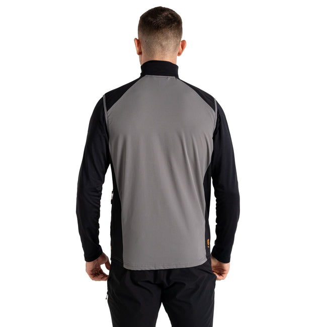 Black-Granite Grey - Pack Shot - Dare 2B Mens Latitudinal III Gilet