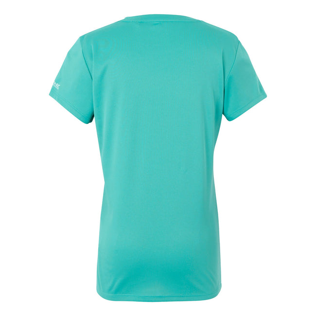 Turquoise - Back - Regatta Womens-Ladies Fingal IX Grass T-Shirt