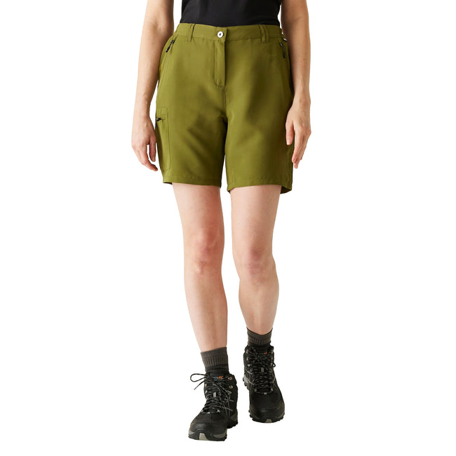 Nephrite Green - Lifestyle - Regatta Womens-Ladies Chaska III Walking Shorts