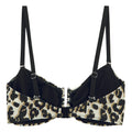 Natural - Back - Regatta Womens-Ladies Aceana III Leopard Print Bikini Top