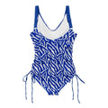 Brightest Blue - Back - Regatta Womens-Ladies Alinae Abstract One Piece Swimsuit