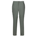 Agave Green - Front - Regatta Mens Travel Light Zip-Off Trousers