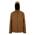 Nut Brown-Black - Front - Regatta Mens Birchdale II Waterproof Jacket