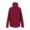 Dark Maroon-Black - Back - Regatta Mens Birchdale II Waterproof Jacket