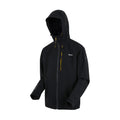 Black-Gold - Side - Regatta Mens Birchdale II Waterproof Jacket