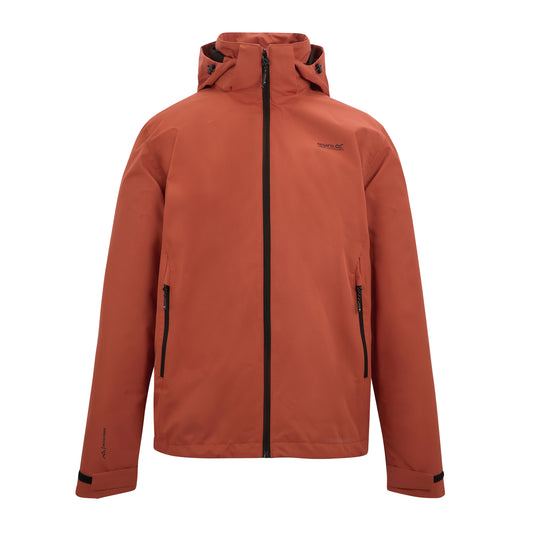 Brick Red - Front - Regatta Mens Oakhowe Waterproof Jacket