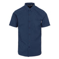 Navy - Front - Regatta Mens Mindano IX Triangle Short-Sleeved Shirt
