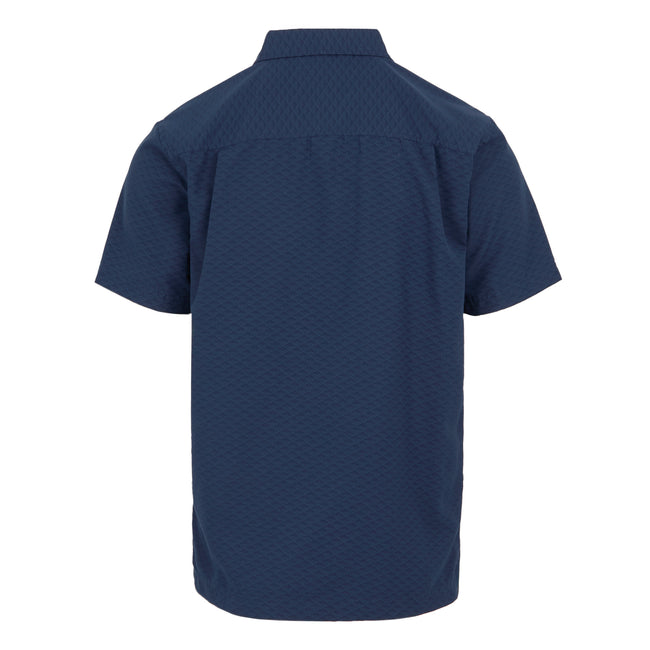 Navy - Back - Regatta Mens Mindano IX Triangle Short-Sleeved Shirt
