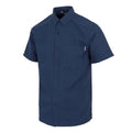 Navy - Side - Regatta Mens Mindano IX Triangle Short-Sleeved Shirt
