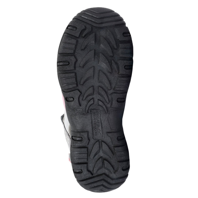 Grey-Lilas - Close up - Regatta Womens-Ladies Santa Clara II Sandals