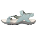 Glacier Green-Light Vanilla - Side - Regatta Womens-Ladies Santa Clara II Sandals