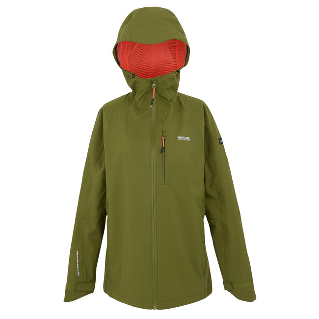 Nephrite Green - Front - Regatta Womens-Ladies Birchdale II Waterproof Jacket