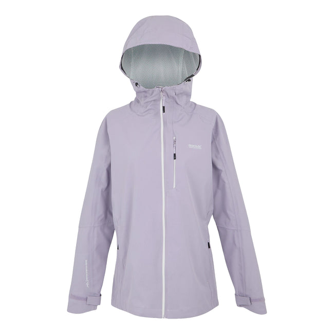 Wisteria-Lilac Hint - Front - Regatta Womens-Ladies Birchdale II Waterproof Jacket