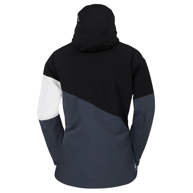 Black-Ebony - Back - Dare 2B Womens-Ladies Ice III Ski Jacket