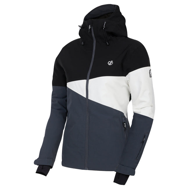 Black-Ebony - Side - Dare 2B Womens-Ladies Ice III Ski Jacket