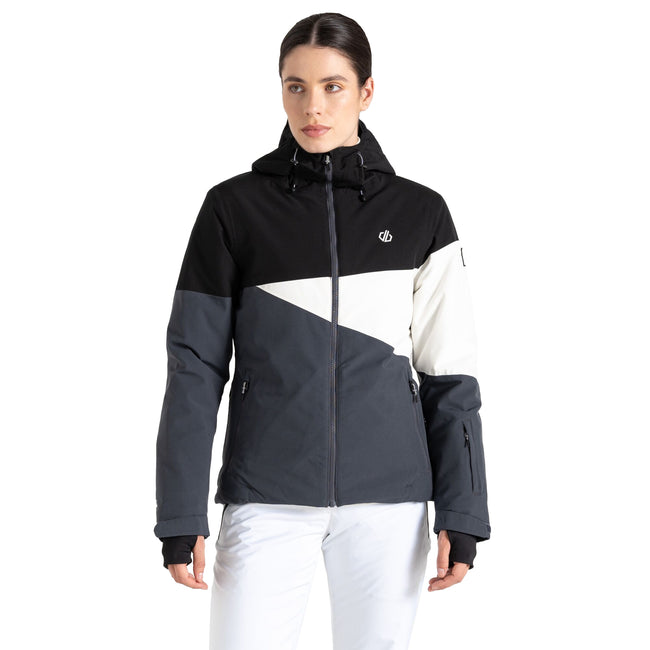 Black-Ebony - Lifestyle - Dare 2B Womens-Ladies Ice III Ski Jacket