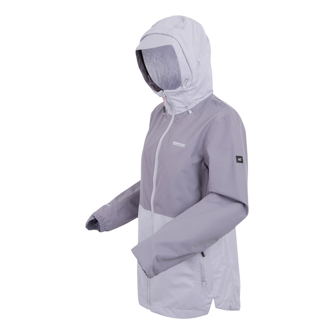 Purple Sage-Wisteria - Side - Regatta Womens-Ladies Hamara IV Waterproof Jacket