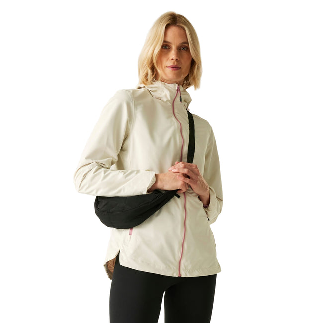 Light Vanilla - Side - Regatta Womens-Ladies Hamara IV Waterproof Jacket