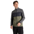 Charcoal Grey-Black Marl-Olivine Green - Lifestyle - Dare 2B Mens Venture Fleece Jacket