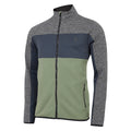 Charcoal Grey-Black Marl-Olivine Green - Side - Dare 2B Mens Venture Fleece Jacket