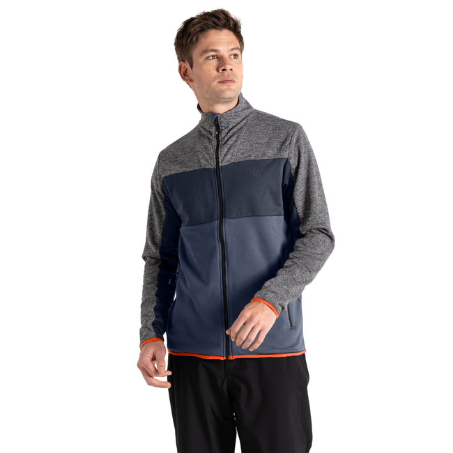 Charcoal Grey-Black Marl - Lifestyle - Dare 2B Mens Venture Fleece Jacket