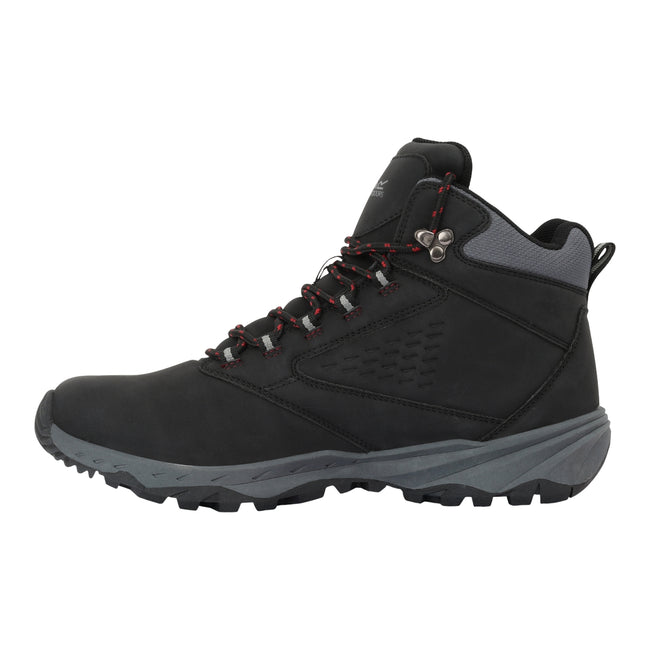Black-Rio Red - Pack Shot - Regatta Mens Amble Walking Boots