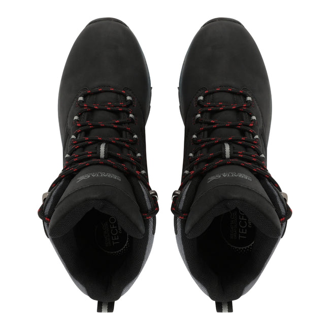 Black-Rio Red - Side - Regatta Mens Amble Walking Boots