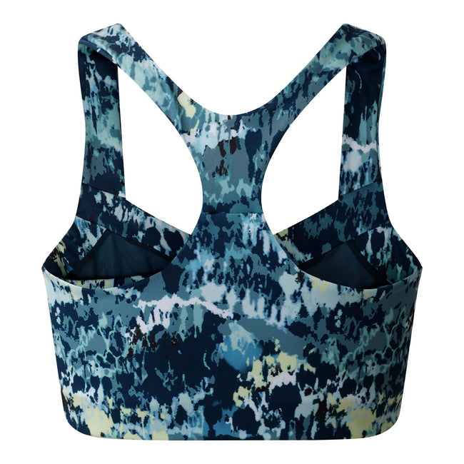 Mist - Back - Dare 2B Womens-Ladies Swift III Dash Print Sports Bra