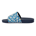 Blue - Back - Regatta Womens-Ladies Orla Kiely Jasmine Flower Sliders