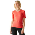 Peach Bloom - Front - Regatta Womens-Ladies Fingal II V Neck T-Shirt