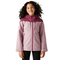 Lilas-Beaujolais - Lifestyle - Regatta Childrens-Kids Highton VI Waterproof Jacket