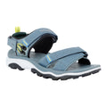 Grey-Wild Lime - Front - Regatta Mens Blaze Sandals
