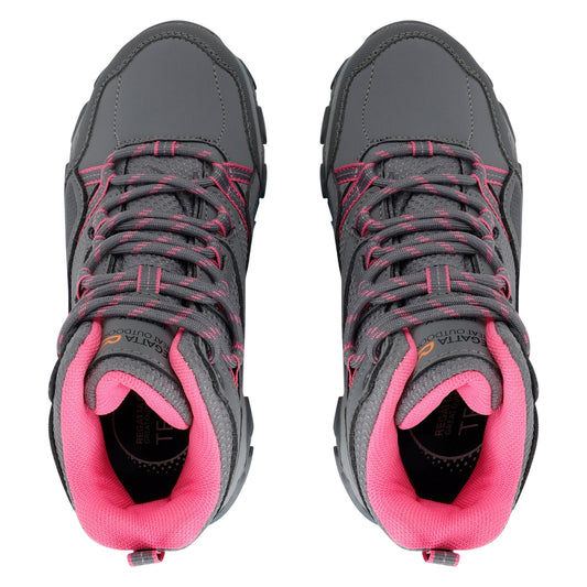 Steel-Tulip - Front - Regatta Childrens-Kids Holcombe III Walking Boots