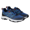 Olympian Blue-Navy - Front - Regatta Mens Blaze Trainers