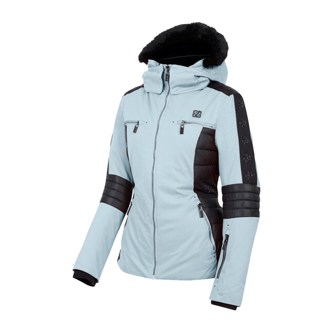 Quiet Blue-Black - Side - Dare 2B Womens-Ladies Enlighten Ski Jacket