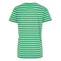 Island Green-White - Back - Regatta Womens-Ladies Bayletta Striped T-Shirt