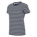Navy-White - Side - Regatta Womens-Ladies Bayletta Striped T-Shirt