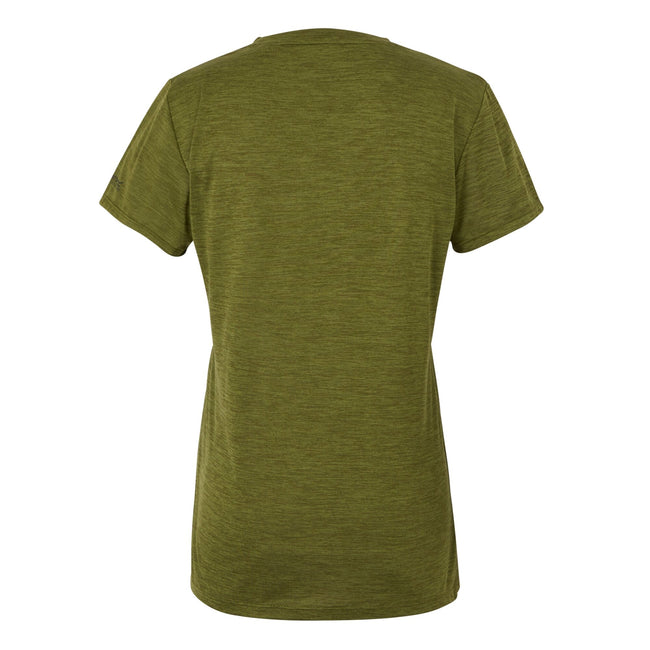 Nephrite Green Marl - Back - Regatta Womens-Ladies Fingal IX Flower T-Shirt