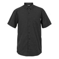 Black - Front - Regatta Mens Mindano IX Circle Short-Sleeved Shirt