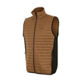 Nut Brown-Black - Side - Regatta Mens Andreson Hybrid Padded Jacket