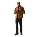 Nut Brown-Black - Lifestyle - Regatta Mens Andreson Hybrid Padded Jacket