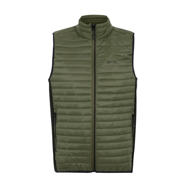 Olive Night-Black - Front - Regatta Mens Andreson Hybrid Padded Jacket