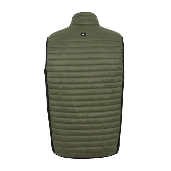Olive Night-Black - Back - Regatta Mens Andreson Hybrid Padded Jacket