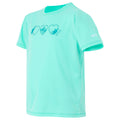 Aruba Blue - Side - Regatta Childrens-Kids Alvarado IX Hearts T-Shirt