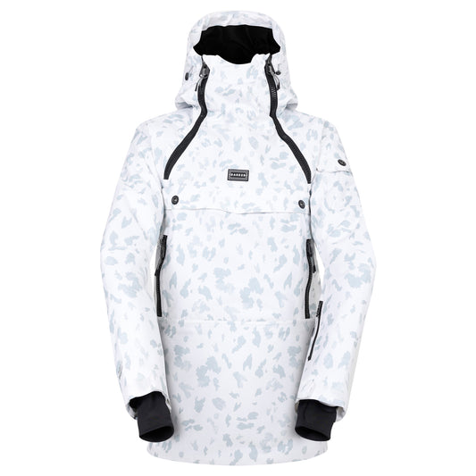 Blanc De Blanc - Front - Dare 2B Womens-Ladies Slide Out Dash Print Overhead Ski Jacket
