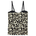 Natural - Back - Regatta Womens-Ladies Aceana III Leopard Print Tankini Top