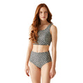 Black - Front - Regatta Womens-Ladies Orla Kiely Jasmine Flower Reversible Bikini